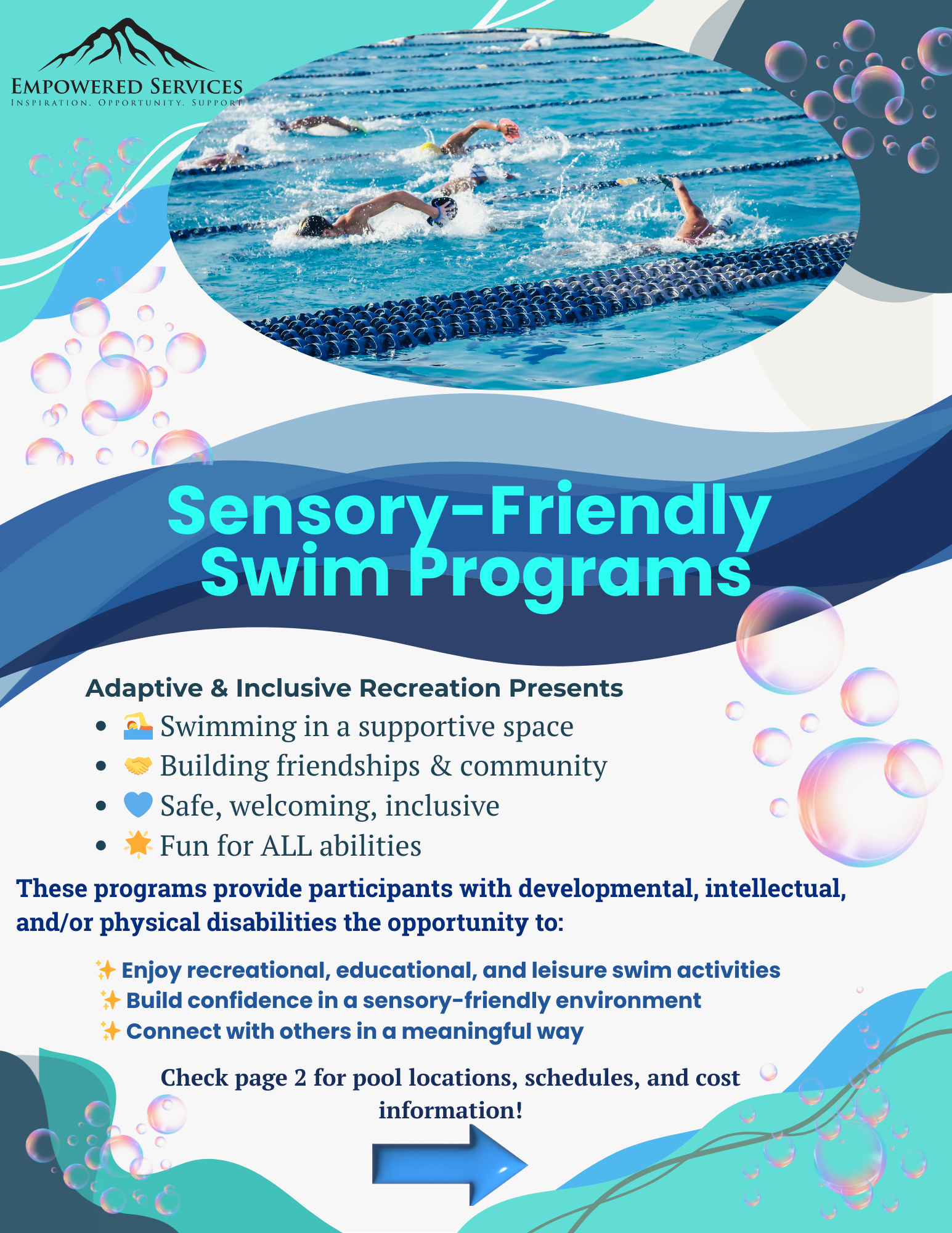 Sensory Friendly Swim Program Sept 2025 Part 1