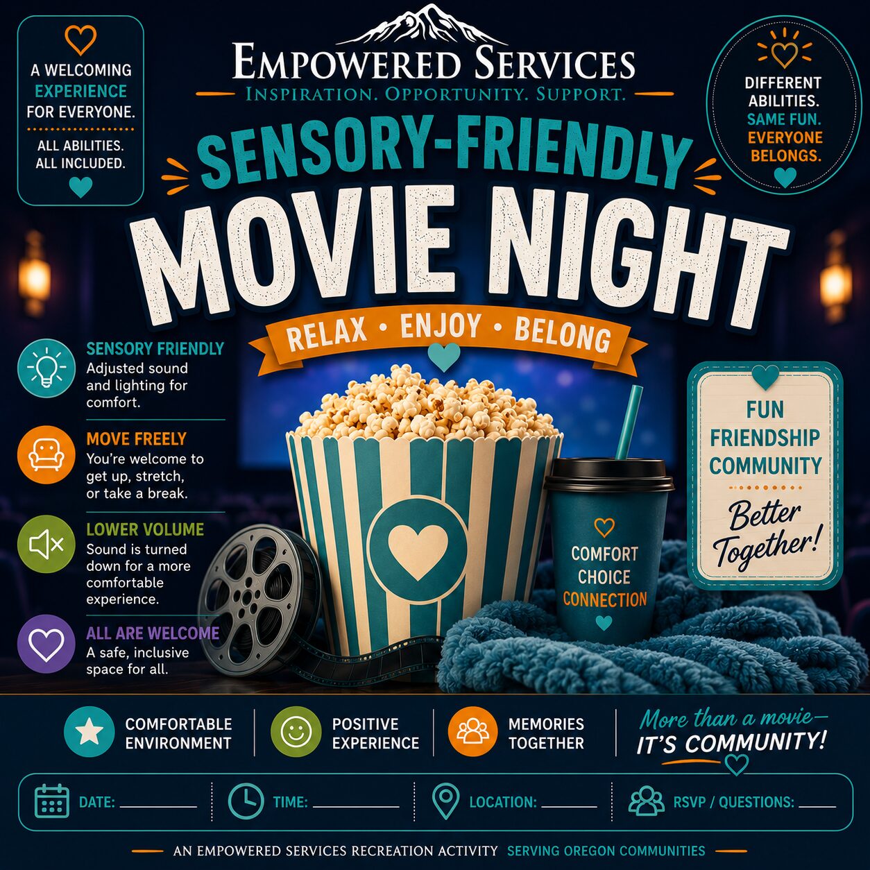 Sensory-Friendly Movie Nights